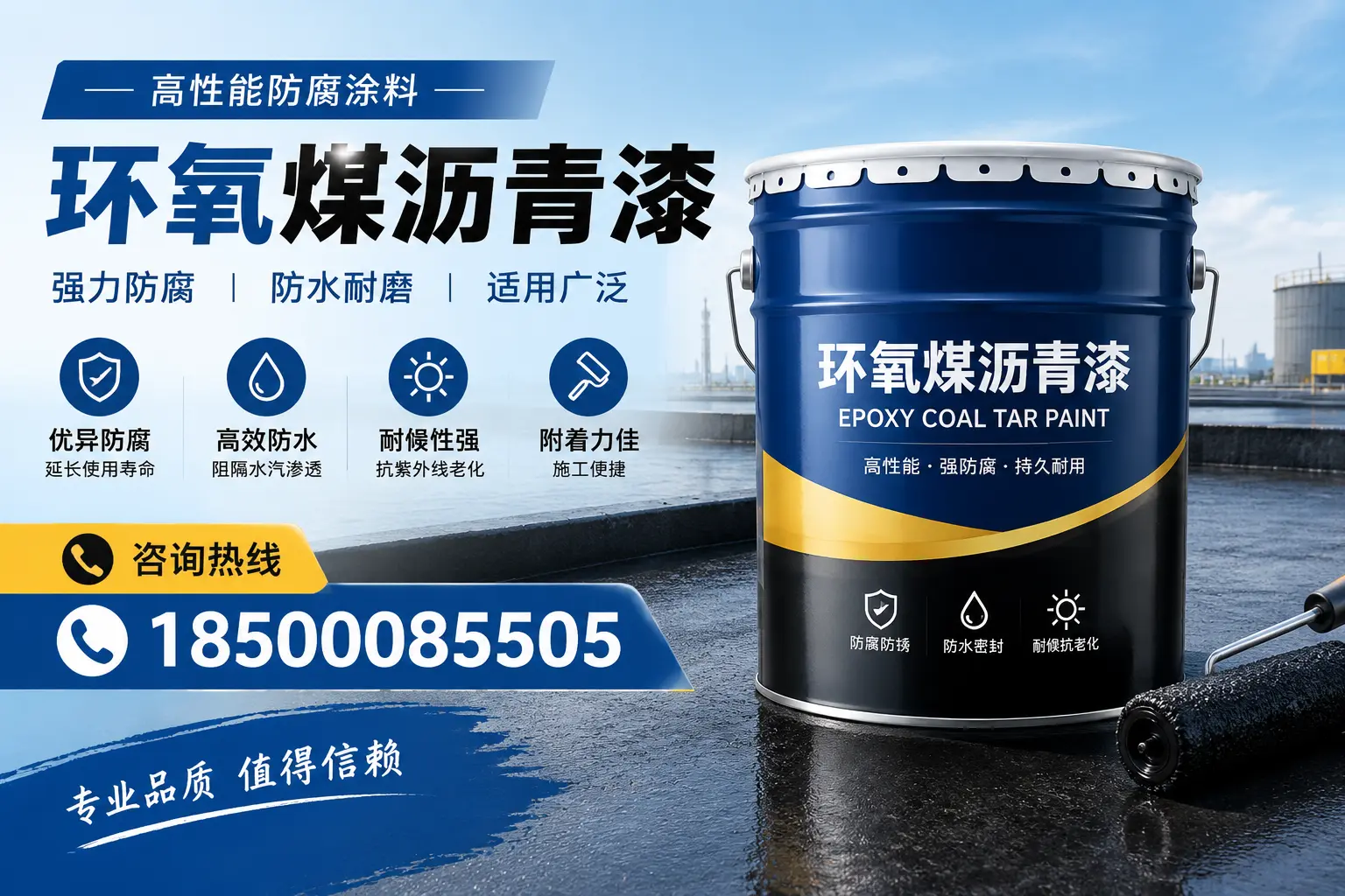 环氧煤沥青漆的主要成分与功能，龙港用户深度了解